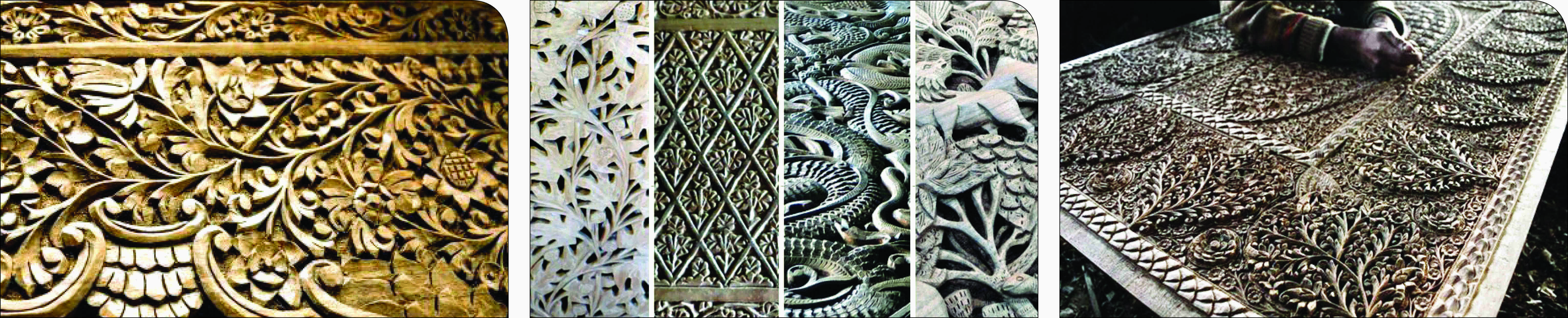 Exquisite carvings of Kashmir
