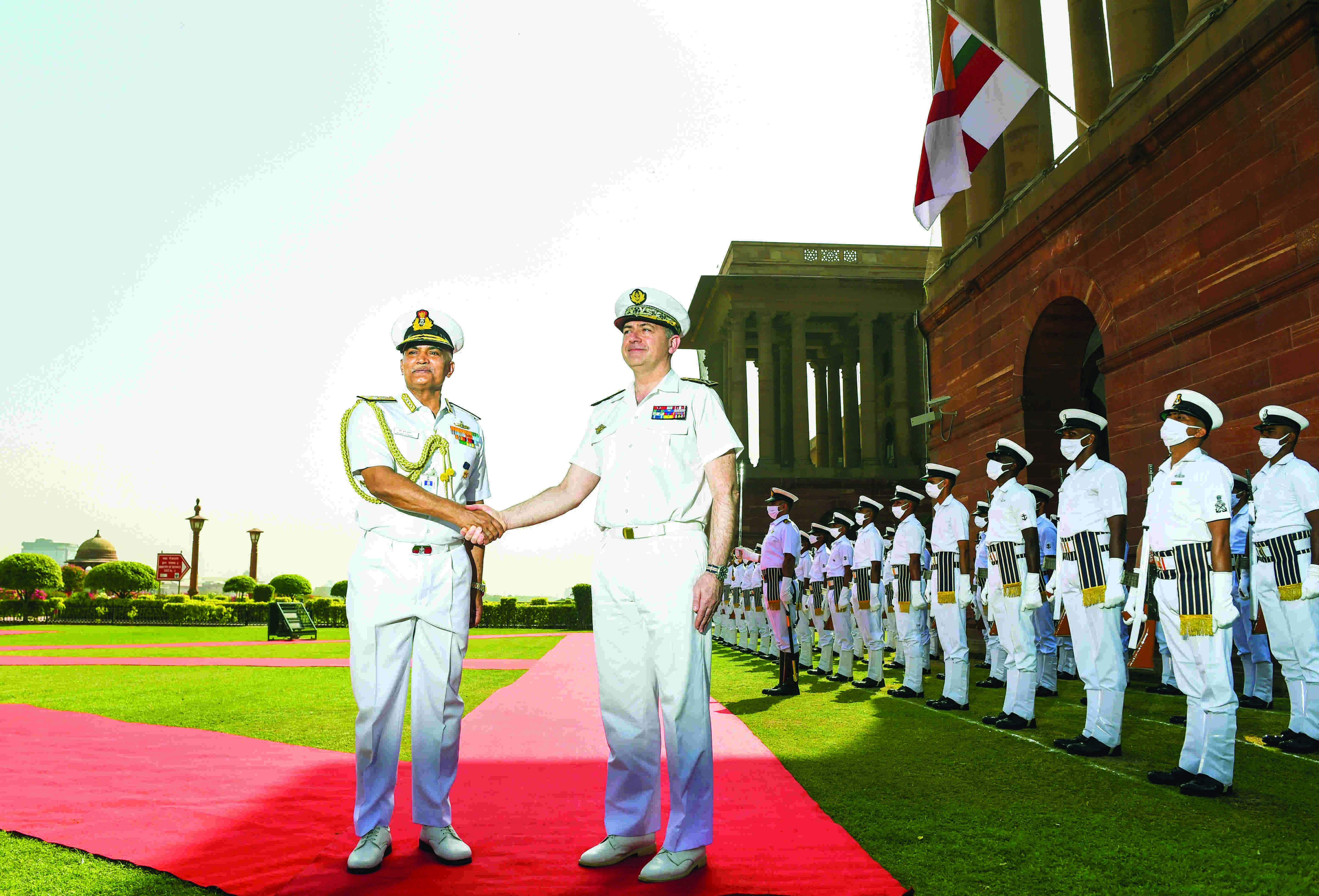 Navy chief R Hari Kumar holds talks with French counterpart Navy chief R Hari Kumar holds talks with French counterpart