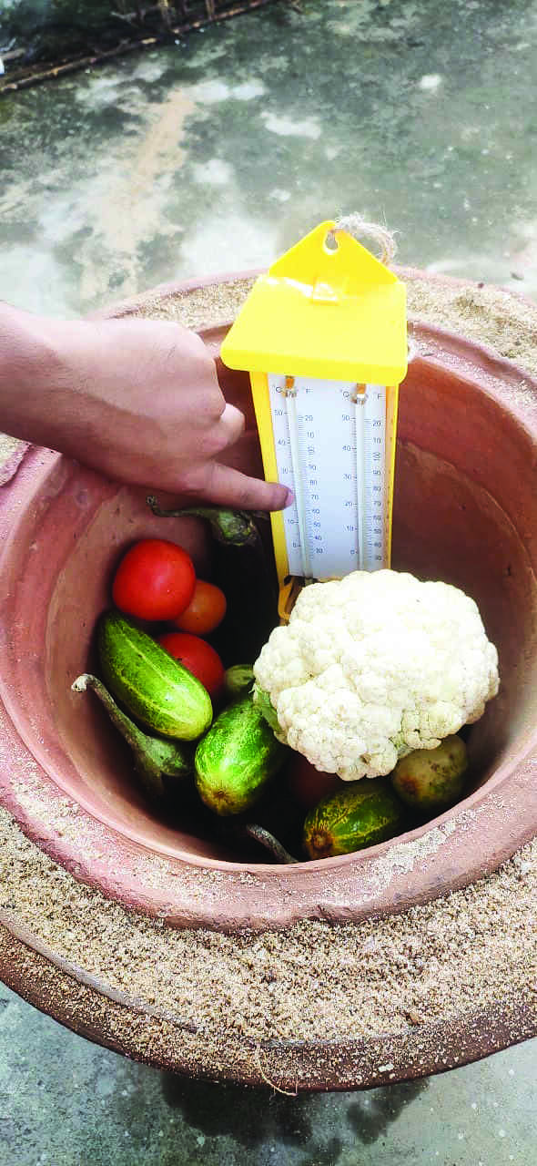 SHGs turn to clay pot-based technique for preservation of exotic vegetables SHGs turn to clay pot-based technique for preservation of exotic vegetables