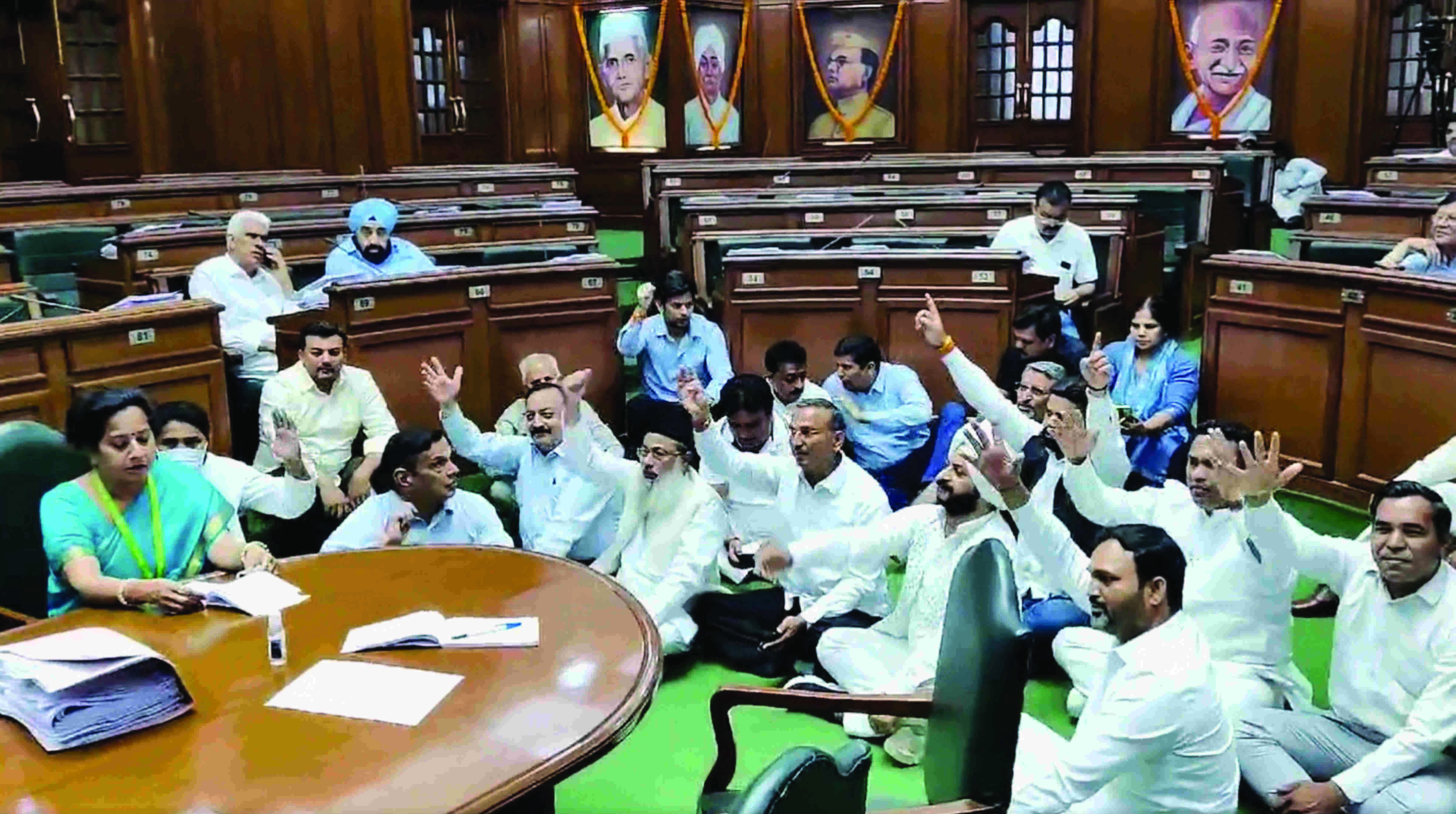 Censure motion passed against Delhi BJP chief; Oppn walks out
