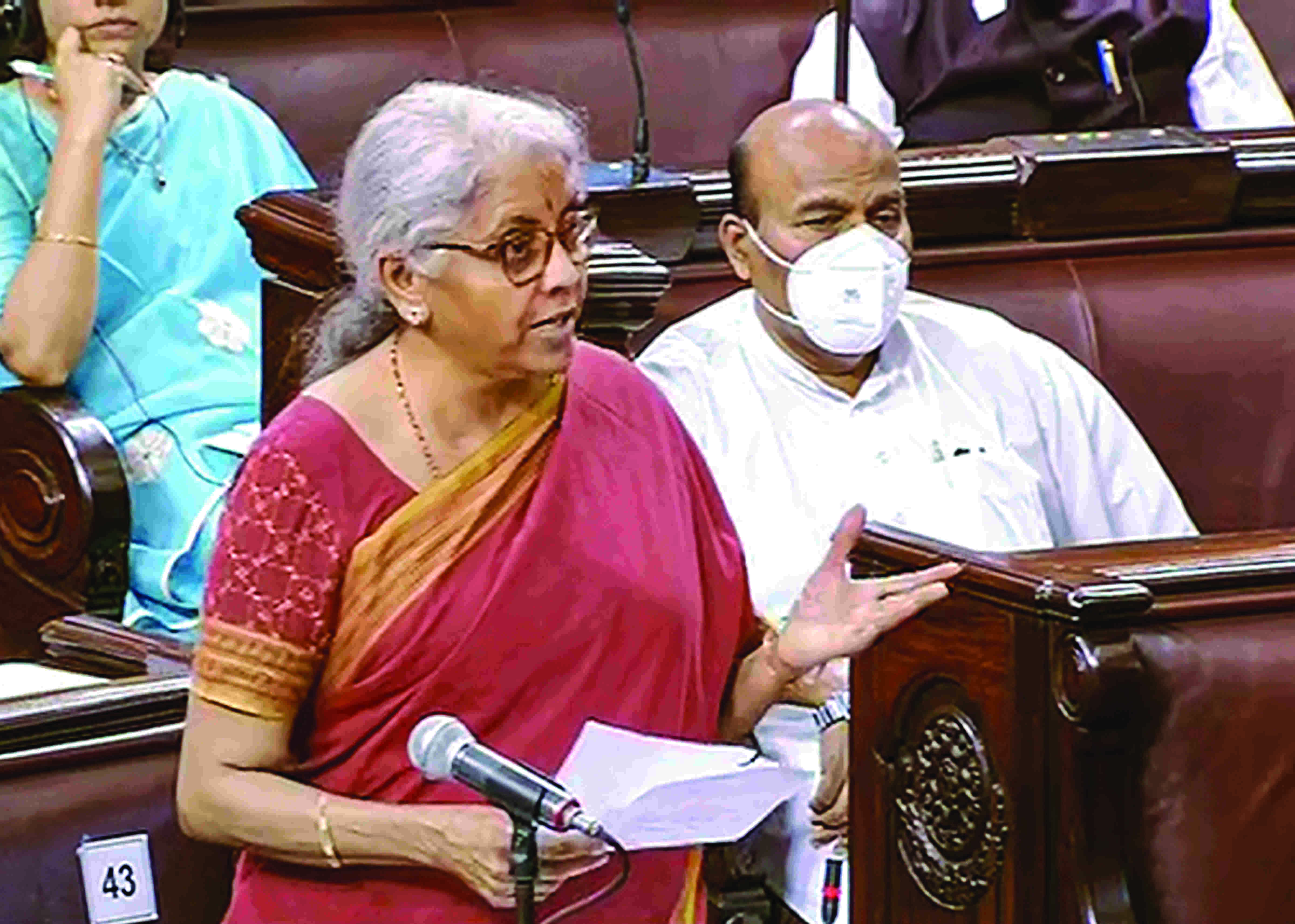 FM says Budget will ensure a predictable eco recovery FM says Budget will ensure a predictable eco recovery