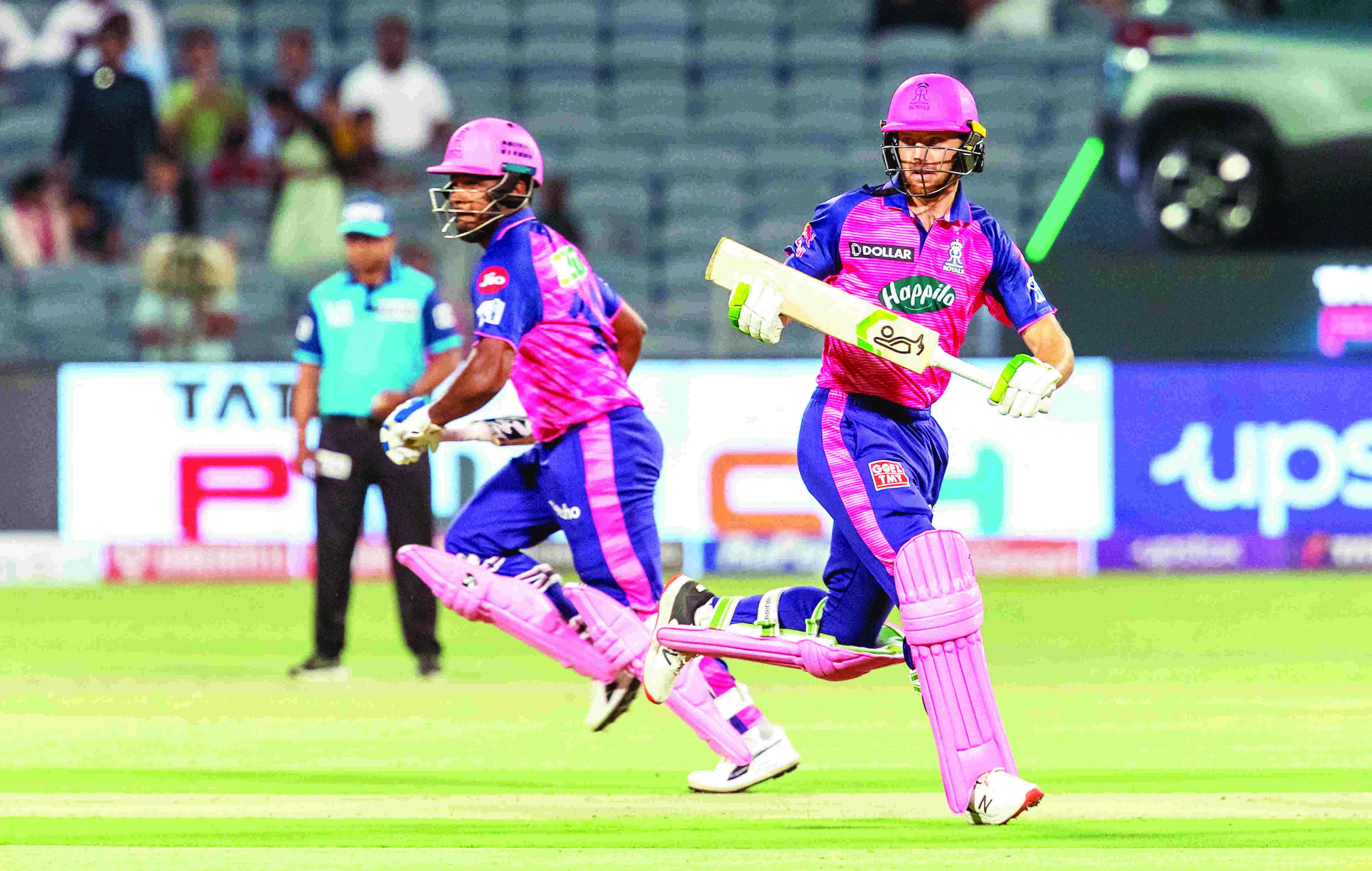 New-look RR crush SRH by 61 runs, start campaign on rousing note New-look RR crush SRH by 61 runs, start campaign on rousing note