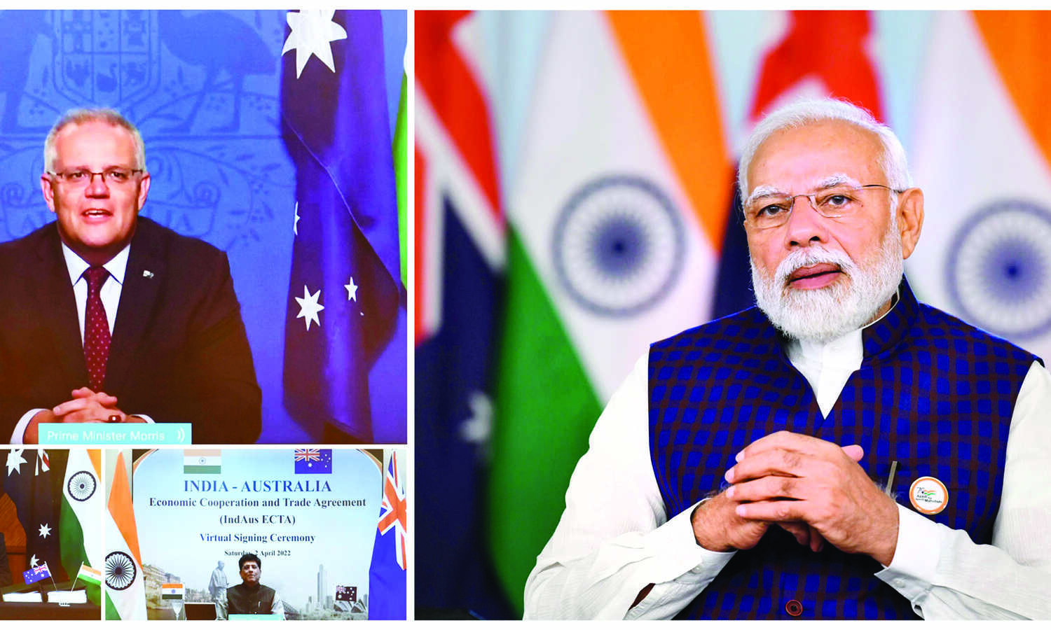 India and Australia seal landmark free-trade deal