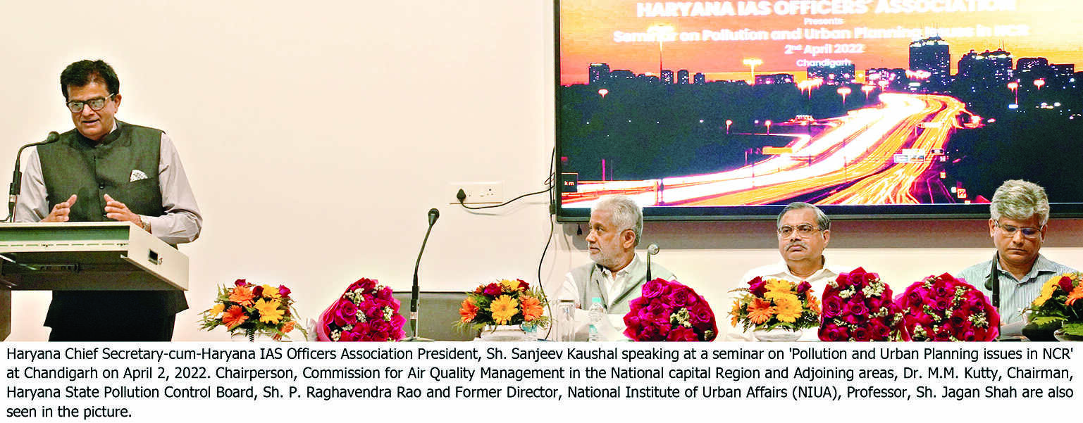 Seminar on pollution and urban planning in NCR held Seminar on pollution and urban planning in NCR held