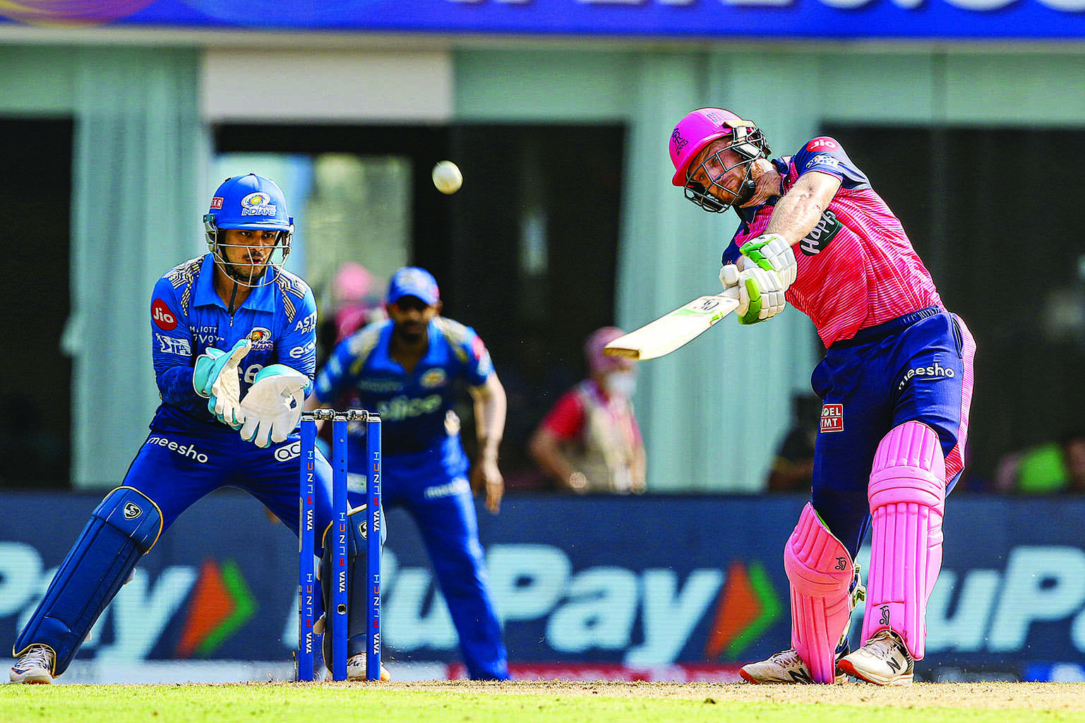 Buttlers ton and spinners turn guides RR to 23 run win over MI
