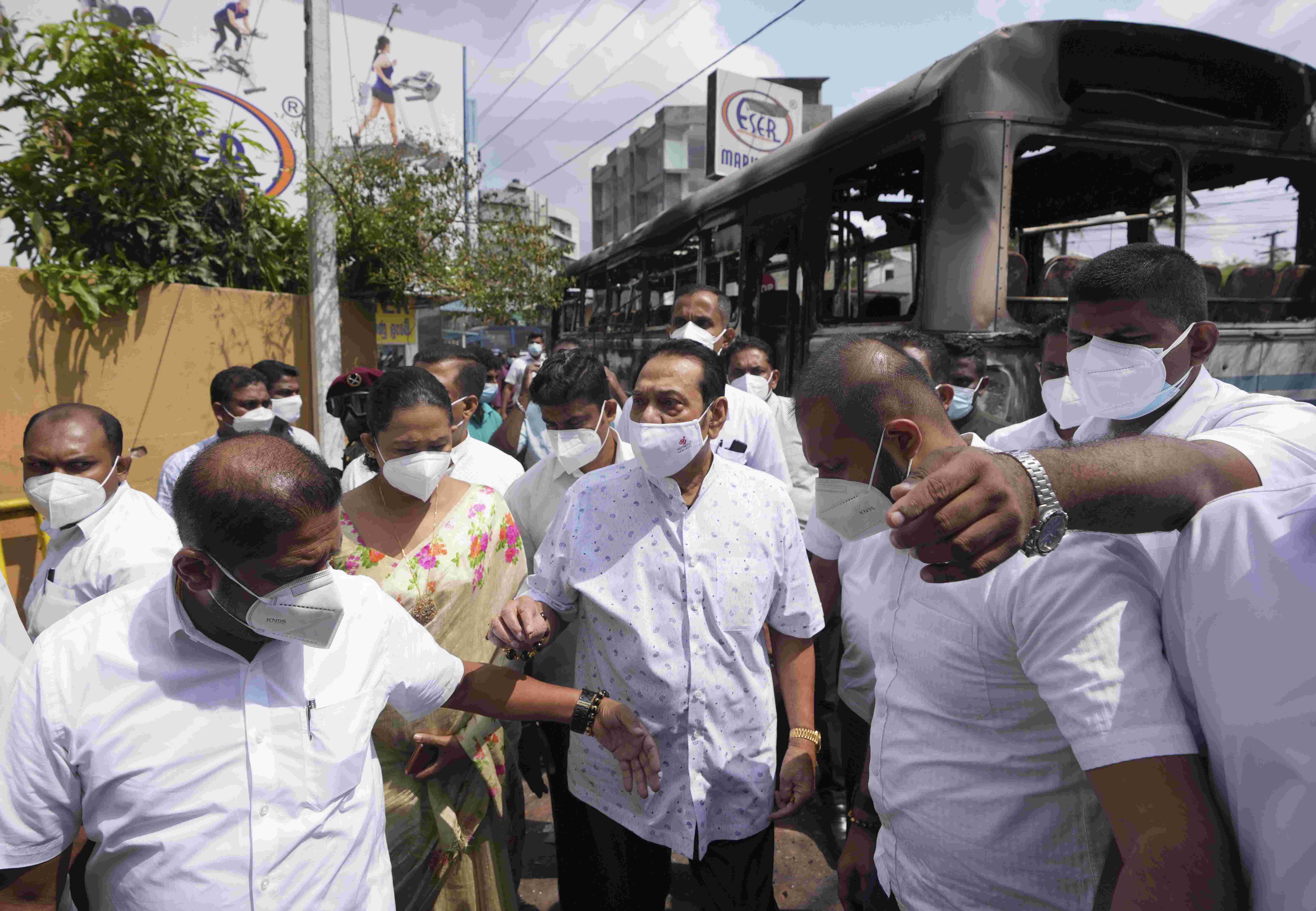 Opposition lawmakers in Sri Lanka protest governments decision to impose state of emergency