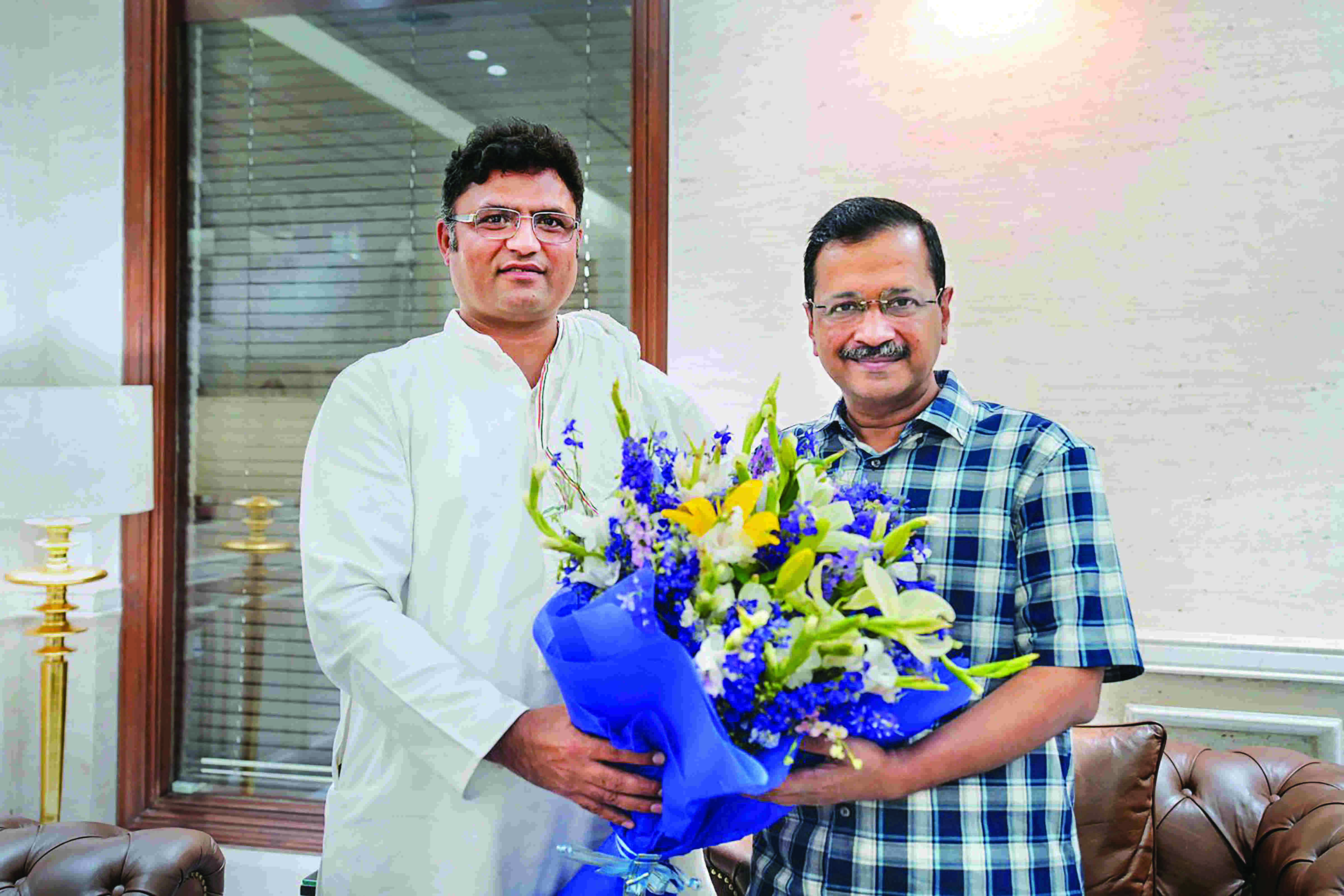 In a boost, AAP inducts several leaders into party In a boost, AAP inducts several leaders into party
