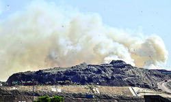 It will take at least 10 years at peak performance to clear Ghazipur landfill, says EDMC Commissioner