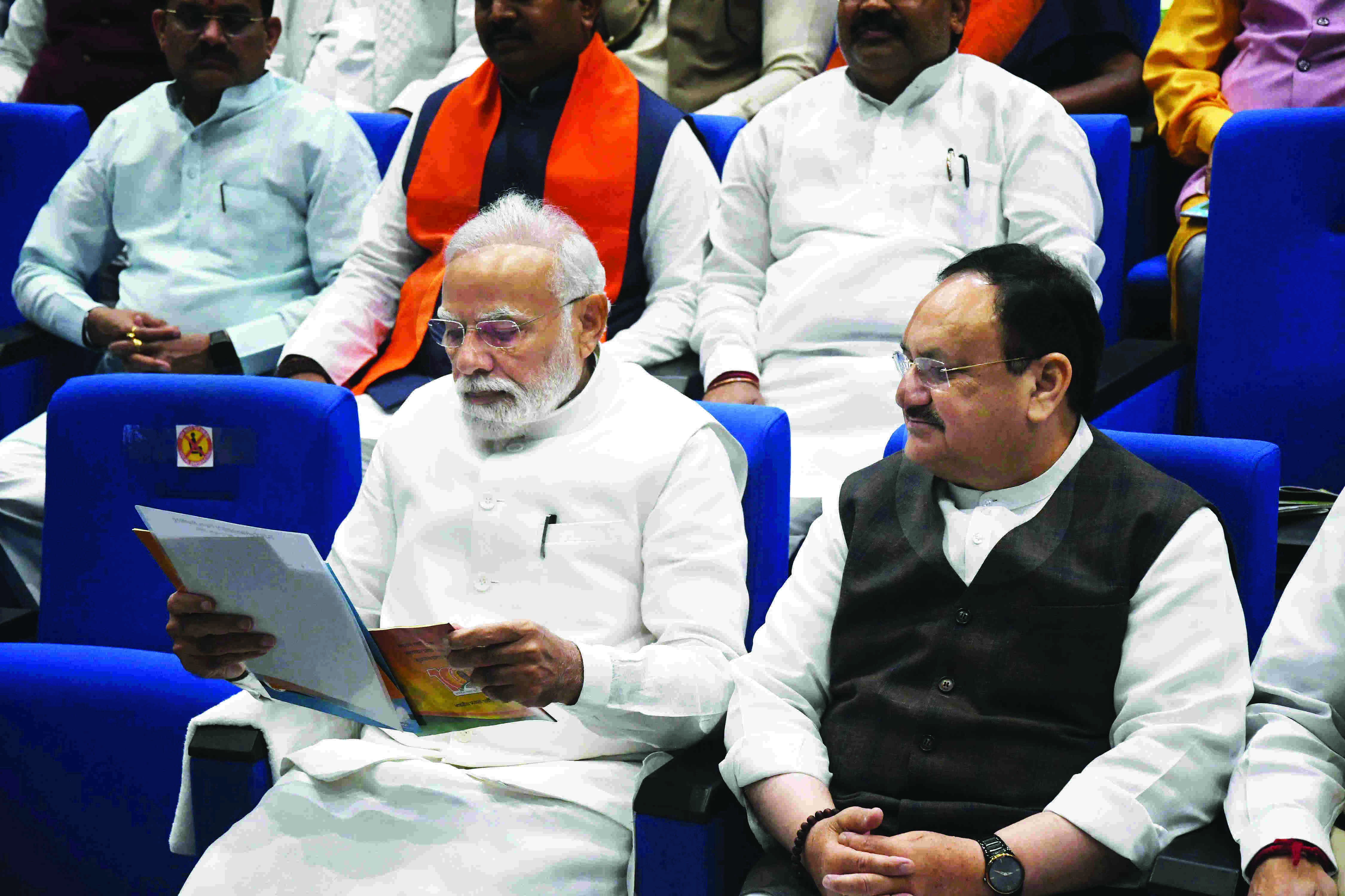 On BJP foundation day eve, Modi asks MPs to dedicate themselves to seva