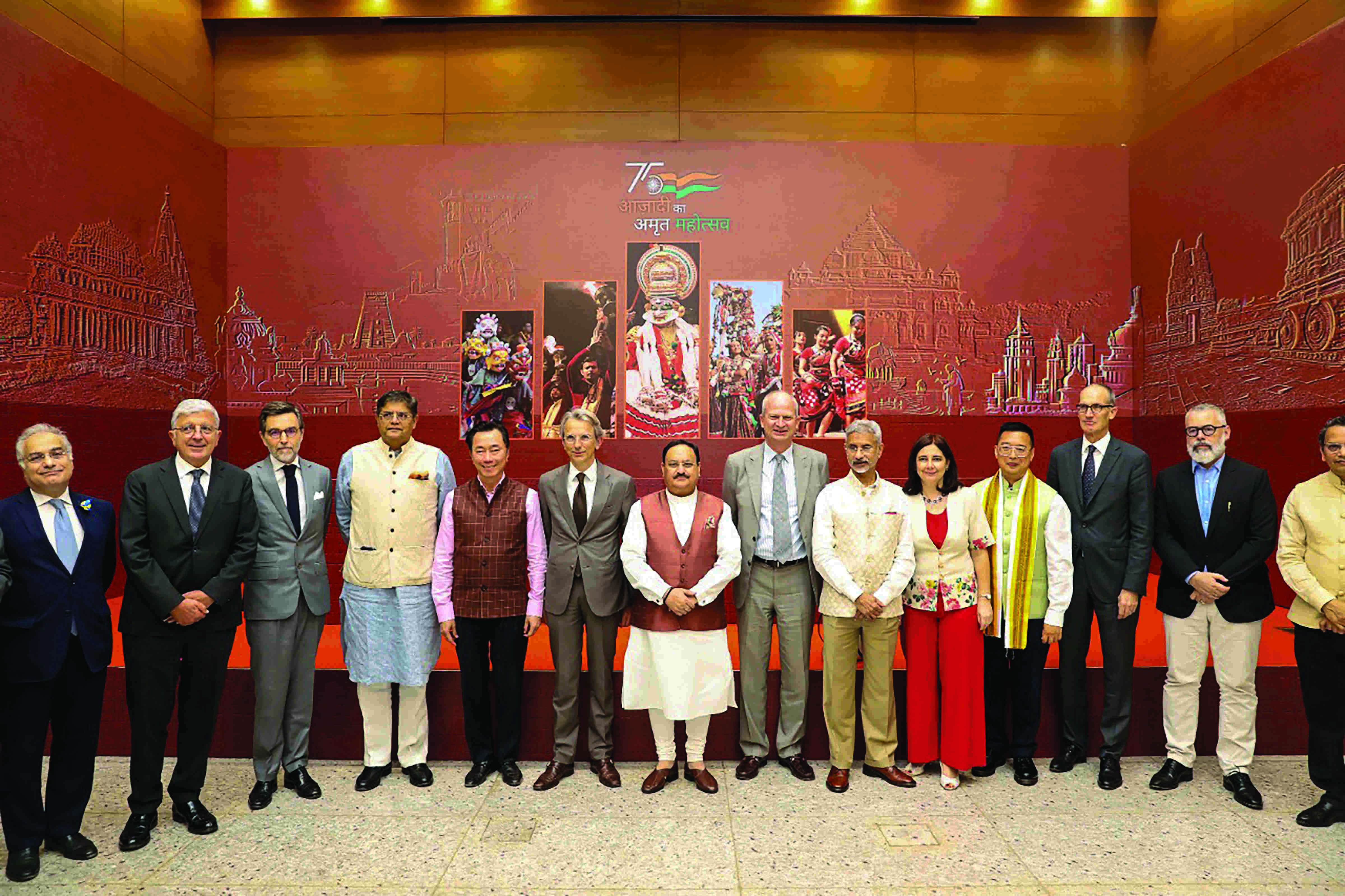 Ambassadors of 13 nations visit BJP office on the partys foundation day Ambassadors of 13 nations visit BJP office on the partys foundation day