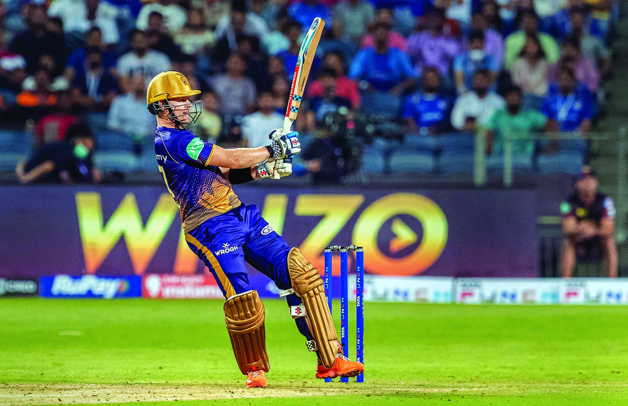 Cummins equals record for fastest IPL 50 as KKR beat MI by 5 wickets