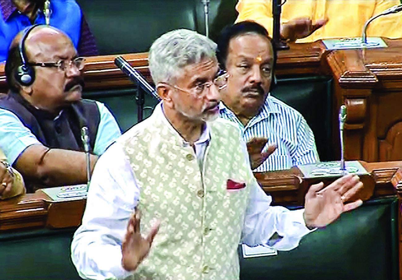 Jaishankar says India is for peace, supports immediate end to violence