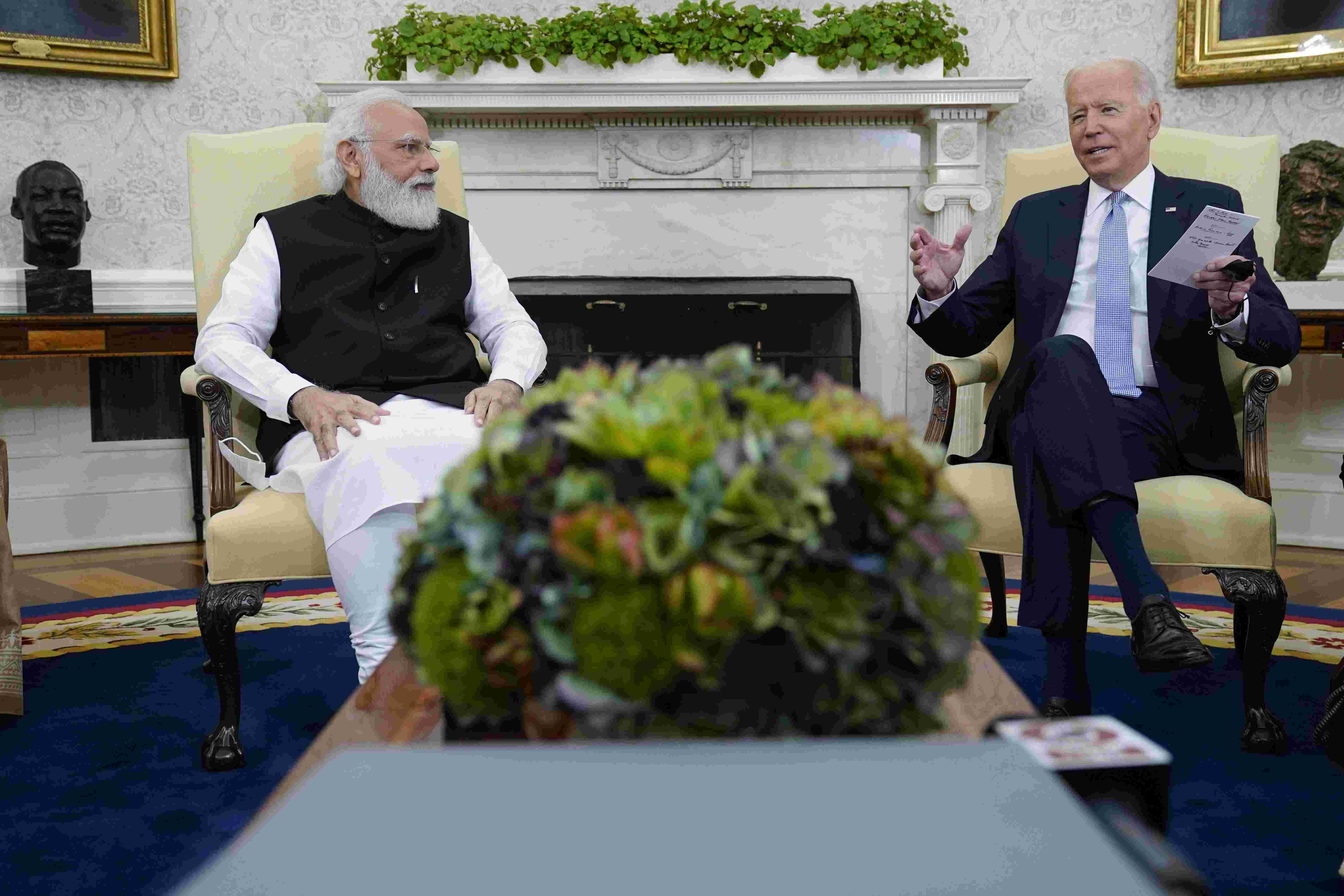 PM Modi and US President Biden to hold virtual meeting on Monday PM Modi and US President Biden to hold virtual meeting on Monday