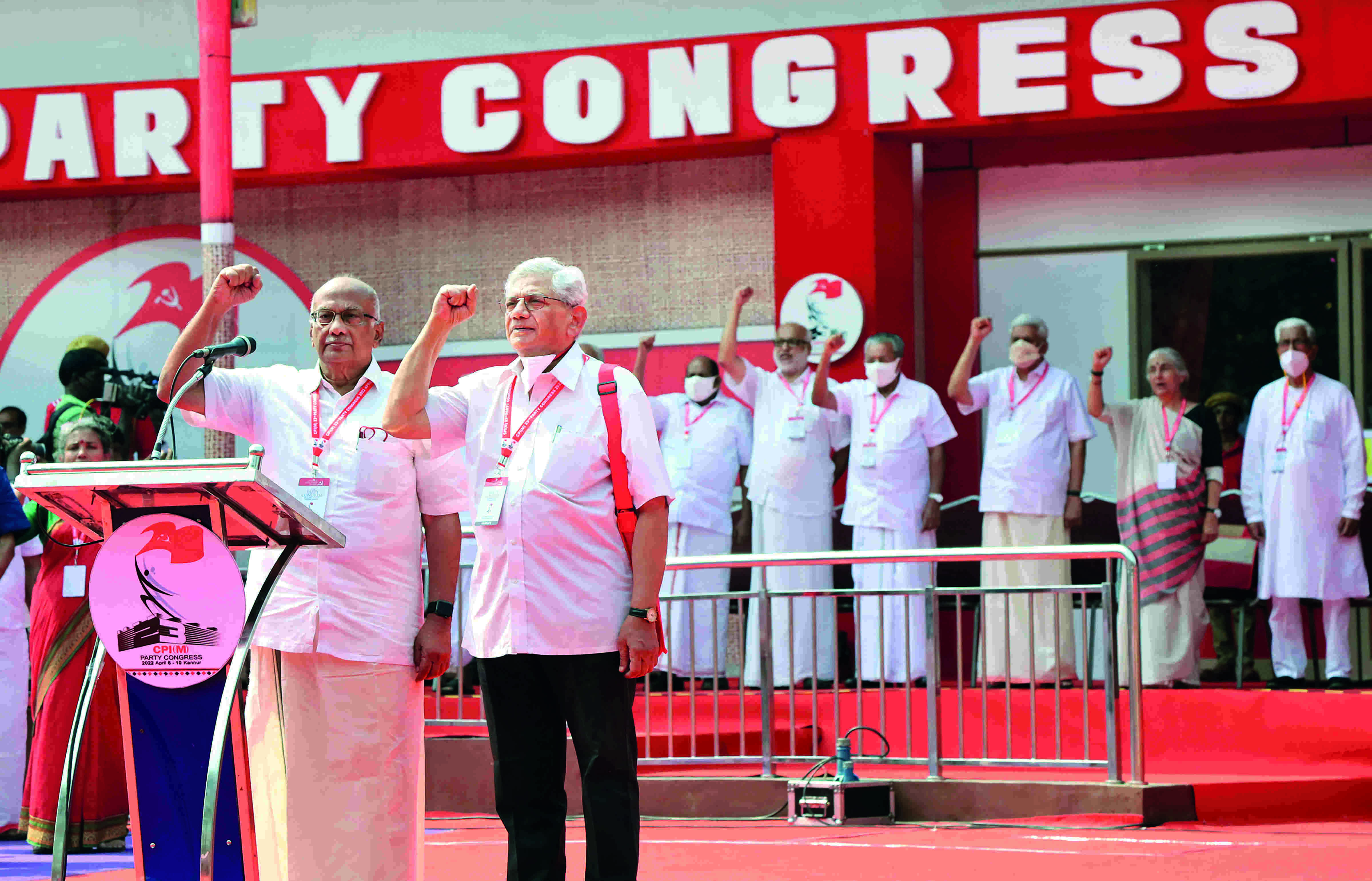 Yechury re-elected as CPI(M) General Secy Yechury re-elected as CPI(M) General Secy