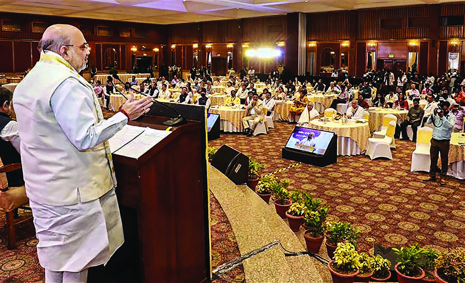 Let us make resolution to take India forward: HM while inaugurating Amrit Samagam Let us make resolution to take India forward: HM while inaugurating Amrit Samagam