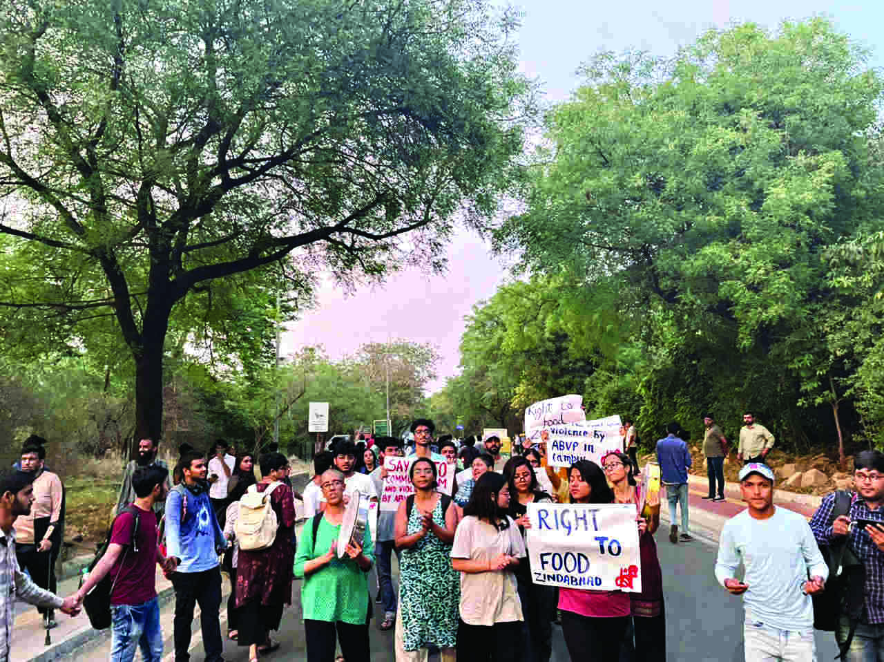 JNU does not impose food choices on students, has zero tolerance for violence: Vice-Chancellor JNU does not impose food choices on students, has zero tolerance for violence: Vice-Chancellor