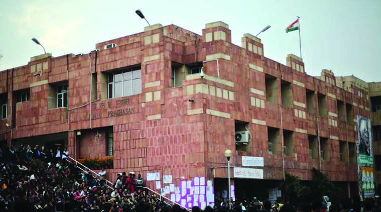Student injured after bathroom ceiling collapses at JNU hostel Student injured after bathroom ceiling collapses at JNU hostel