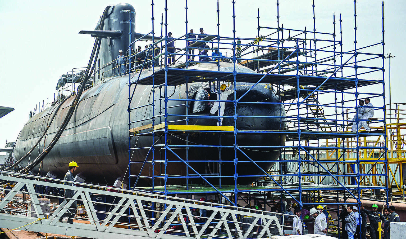 Vagsheer, 6th submarine under Scorpene project, to be launched on Apr 20