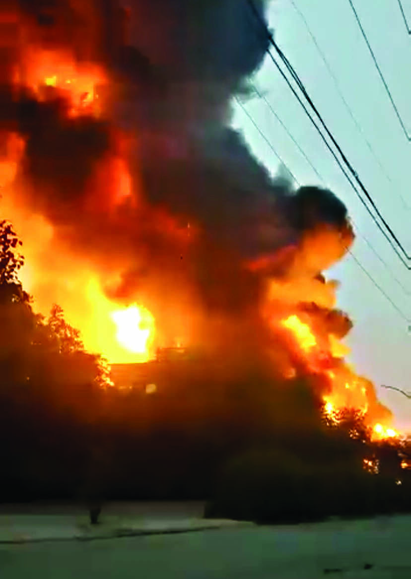 Major fire at chemical factory in Sonipat Major fire at chemical factory in Sonipat