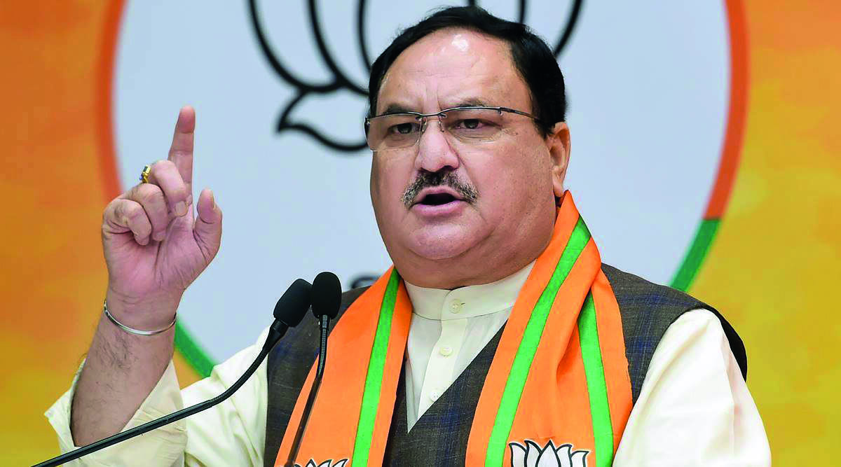 J P Nadda counters Oppn