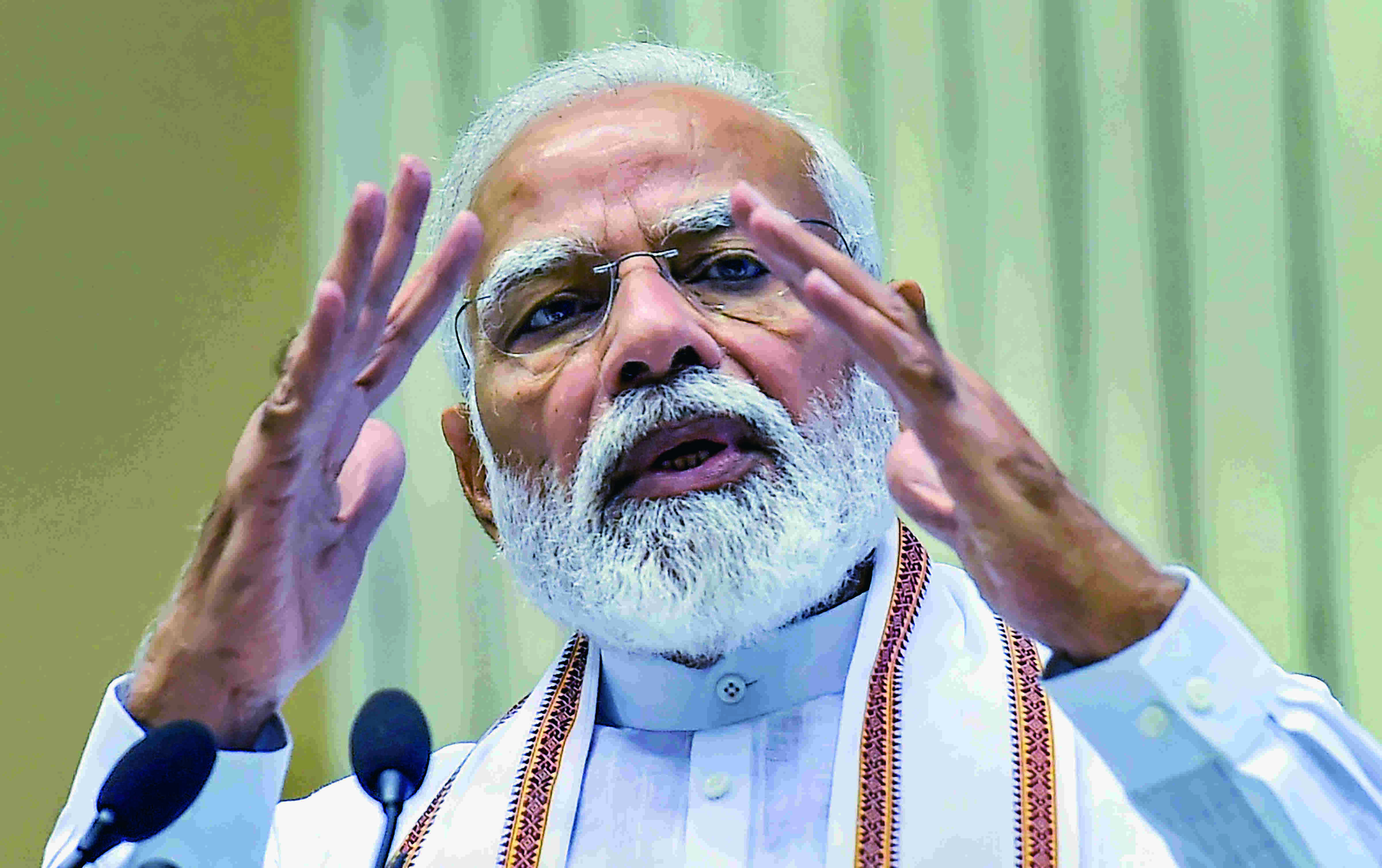 Narendra Modi urges civil servants to adopt nation-first approach Narendra Modi urges civil servants to adopt nation-first approach