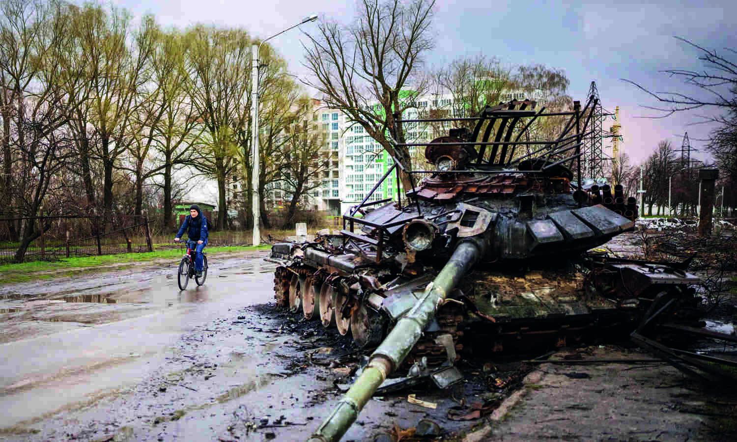 Possible mass graves near Mariupol