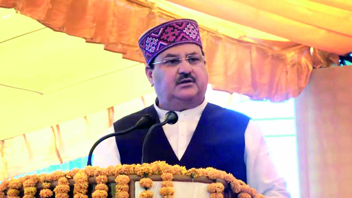 Jairam Thakur taking Himachal to new heights: Nadda Jairam Thakur taking Himachal to new heights: Nadda