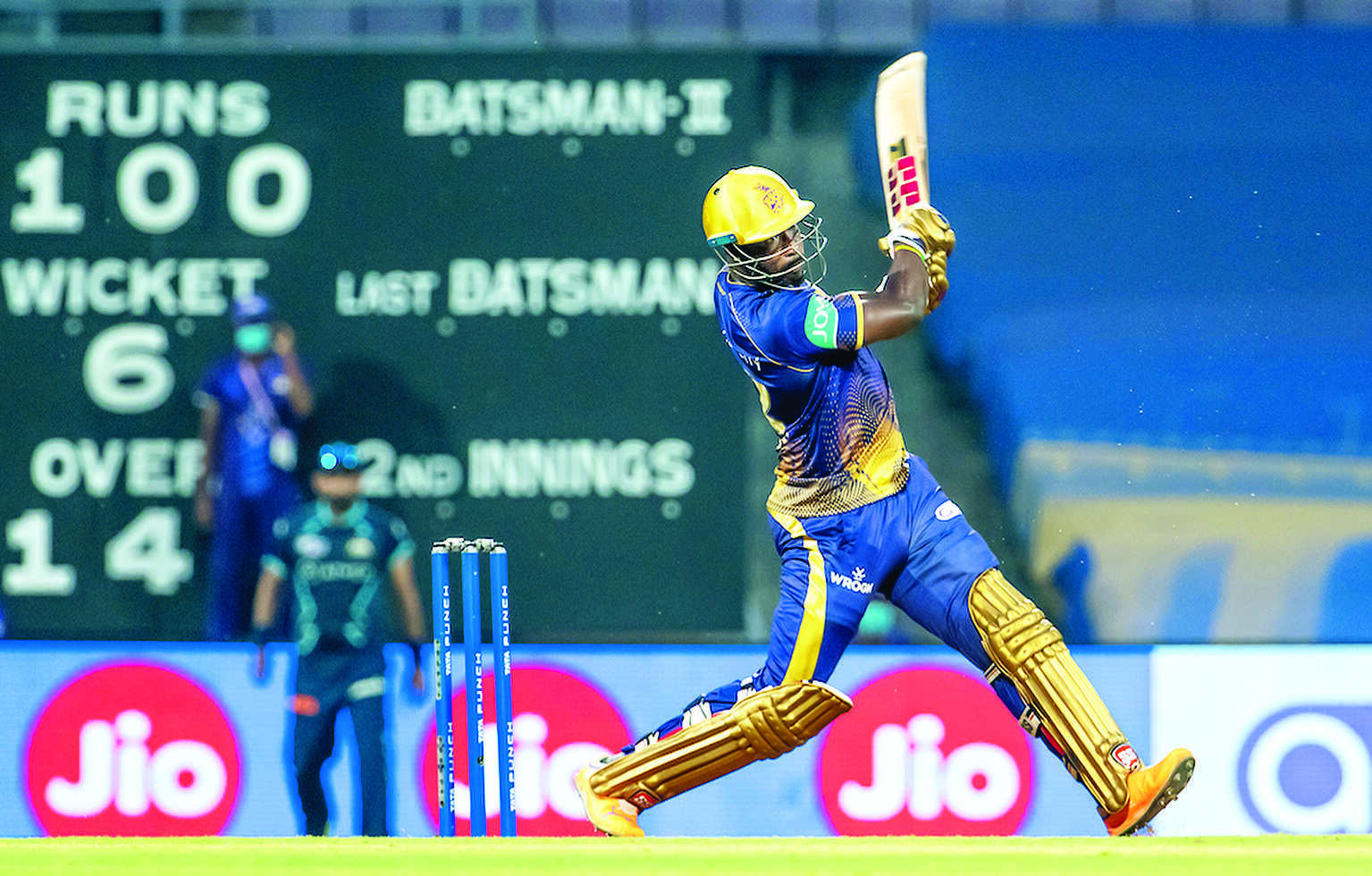 IPL: Russells batting heroics go in vain as Titans beat KKR in a thriller IPL: Russells batting heroics go in vain as Titans beat KKR in a thriller
