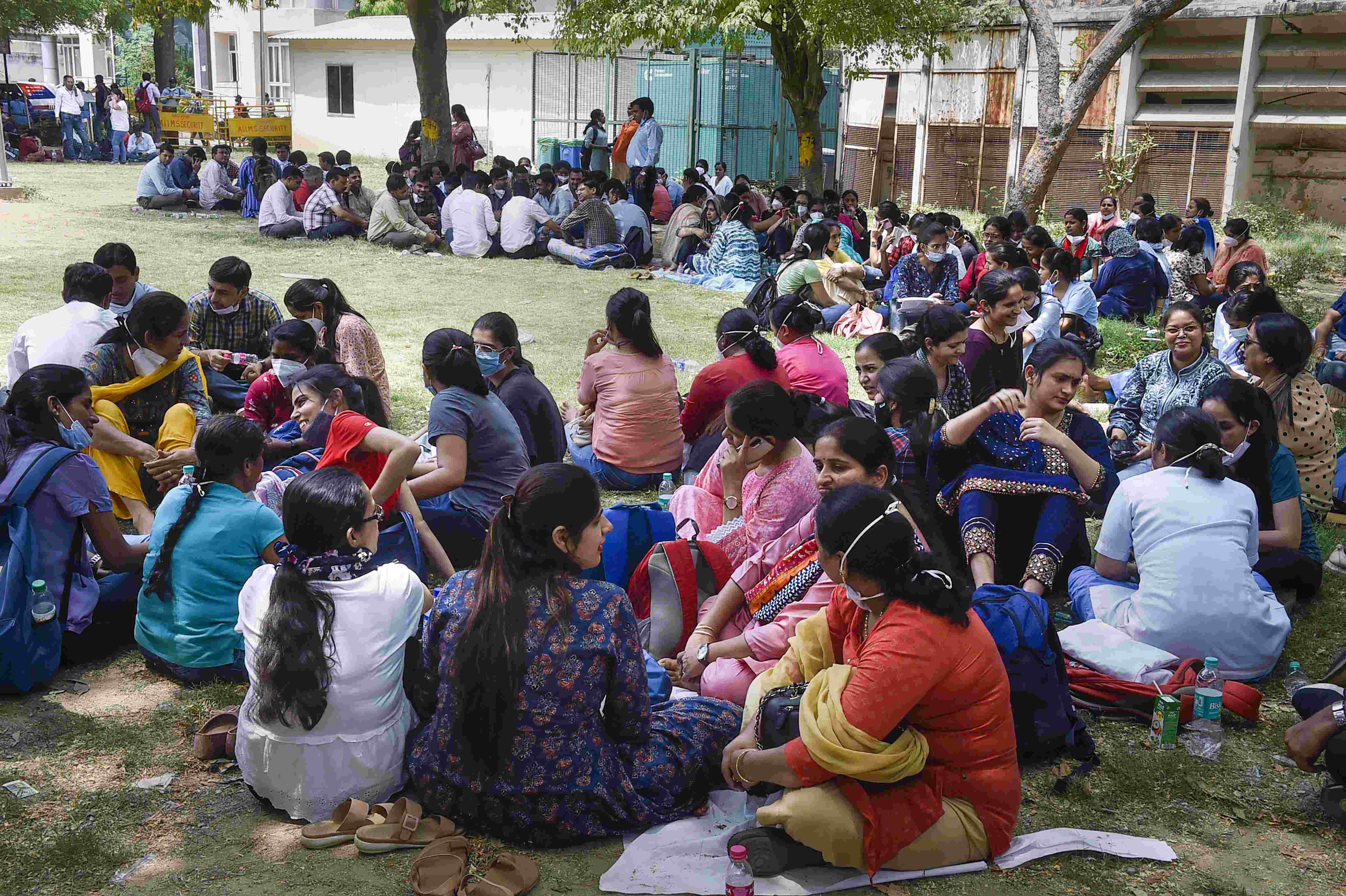 AIIMS nurses go on strike over suspension of colleague, HC asks them to rejoin immediately AIIMS nurses go on strike over suspension of colleague, HC asks them to rejoin immediately