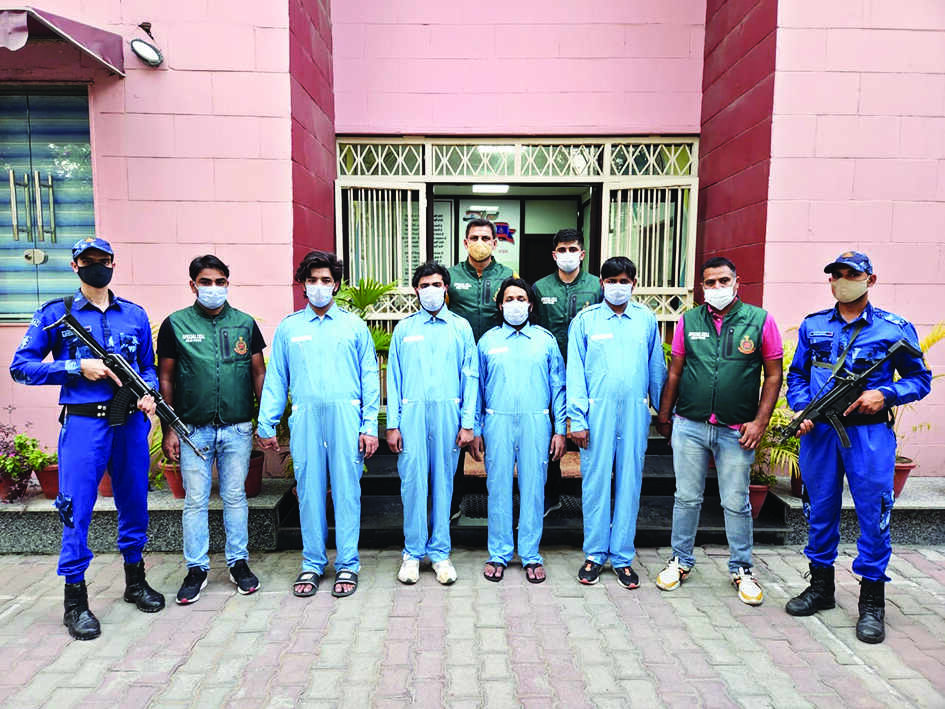 Special Cell nabs most wanted gangster along with 3 of his associates Special Cell nabs most wanted gangster along with 3 of his associates