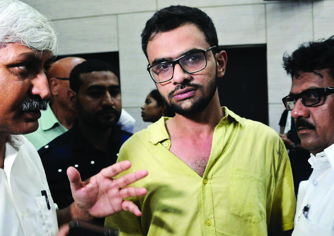 Bail plea of Umar Khalid rightly dismissed: Cops Bail plea of Umar Khalid rightly dismissed: Cops