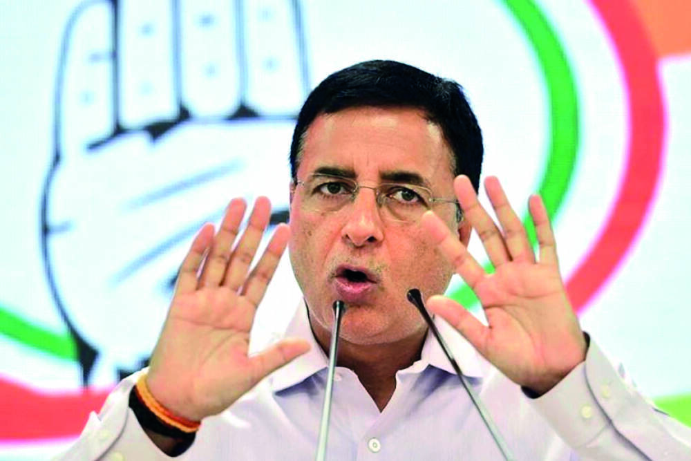 War of words between Surjewala, Haryana govt over power supply to Gujarat by state War of words between Surjewala, Haryana govt over power supply to Gujarat by state