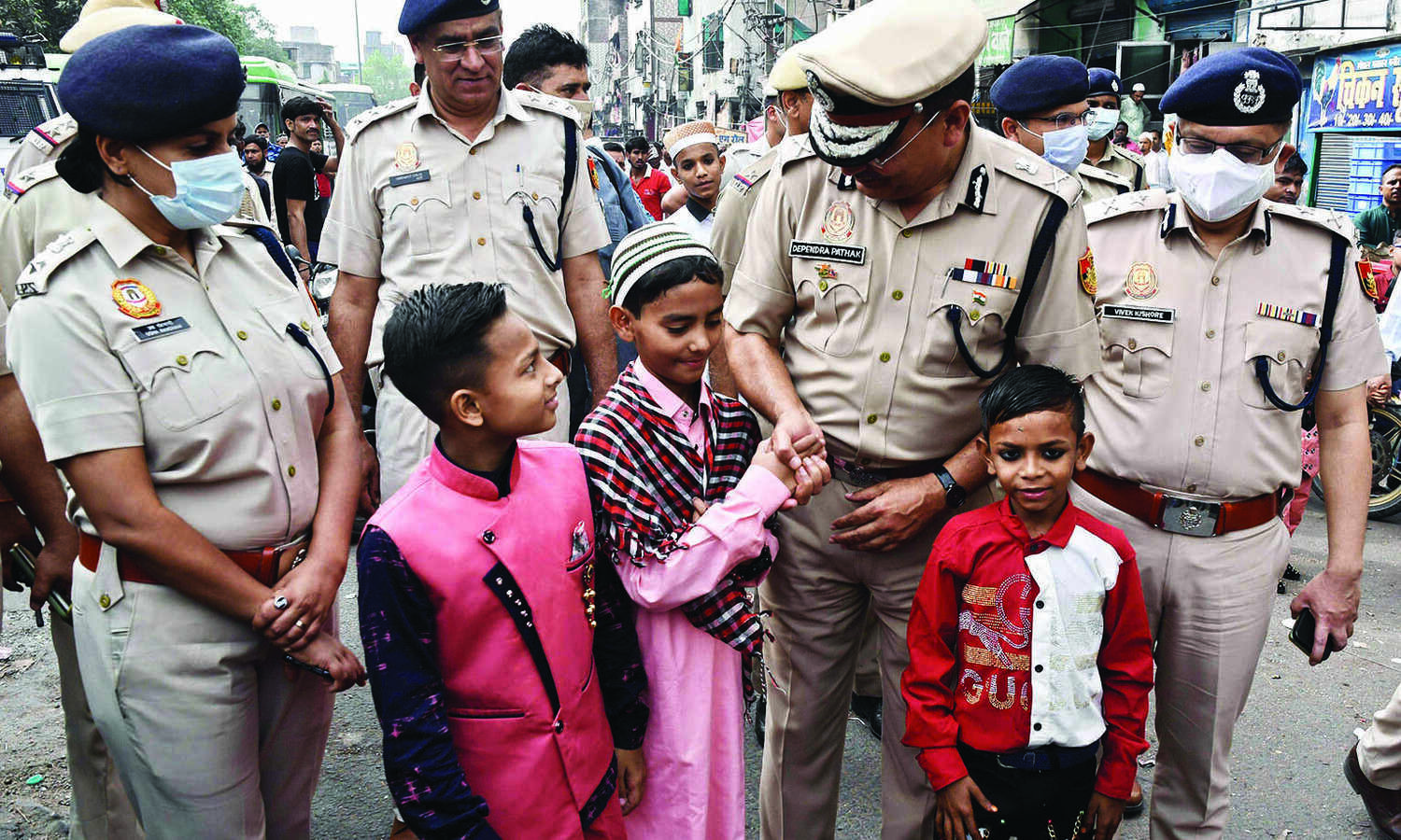 Hindus & Muslims celebrate Eid together in Jahangirpuri