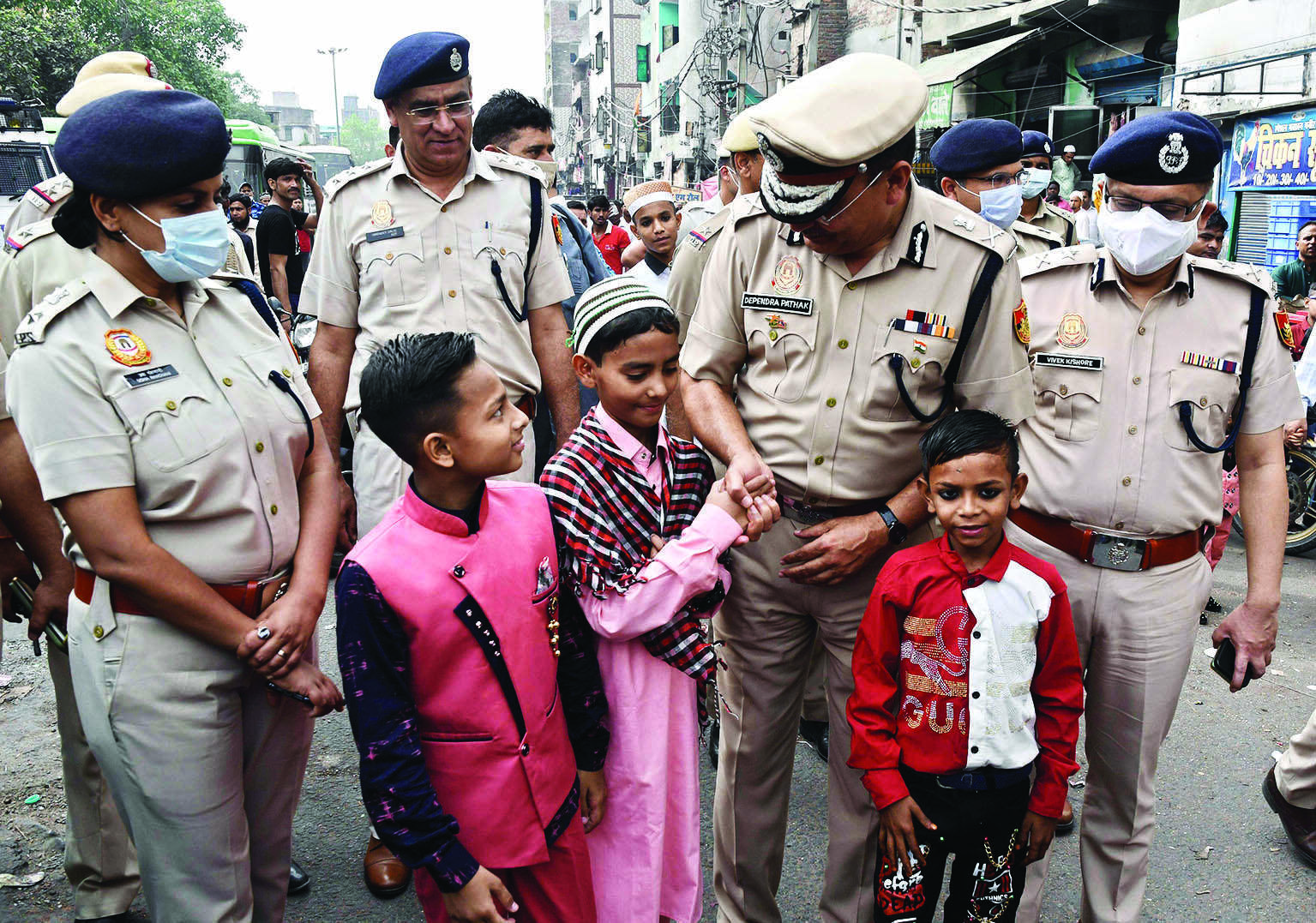 Hindus & Muslims celebrate Eid together in Jahangirpuri