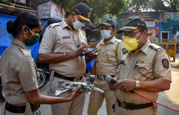 Loudspeaker Row Heavy Security Deployed In Mumbai Neighbouring Areas