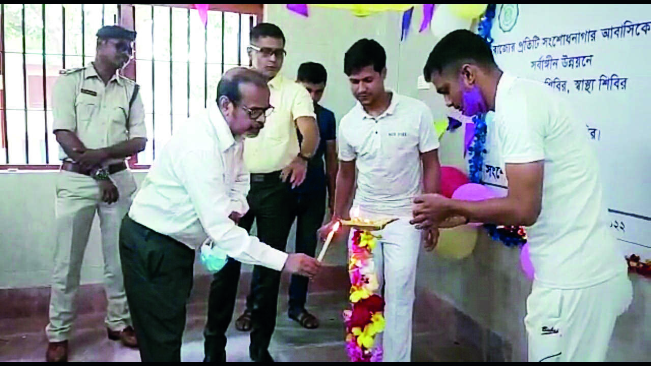 Health camp organised for inmates of correctional home Health camp organised for inmates of correctional home