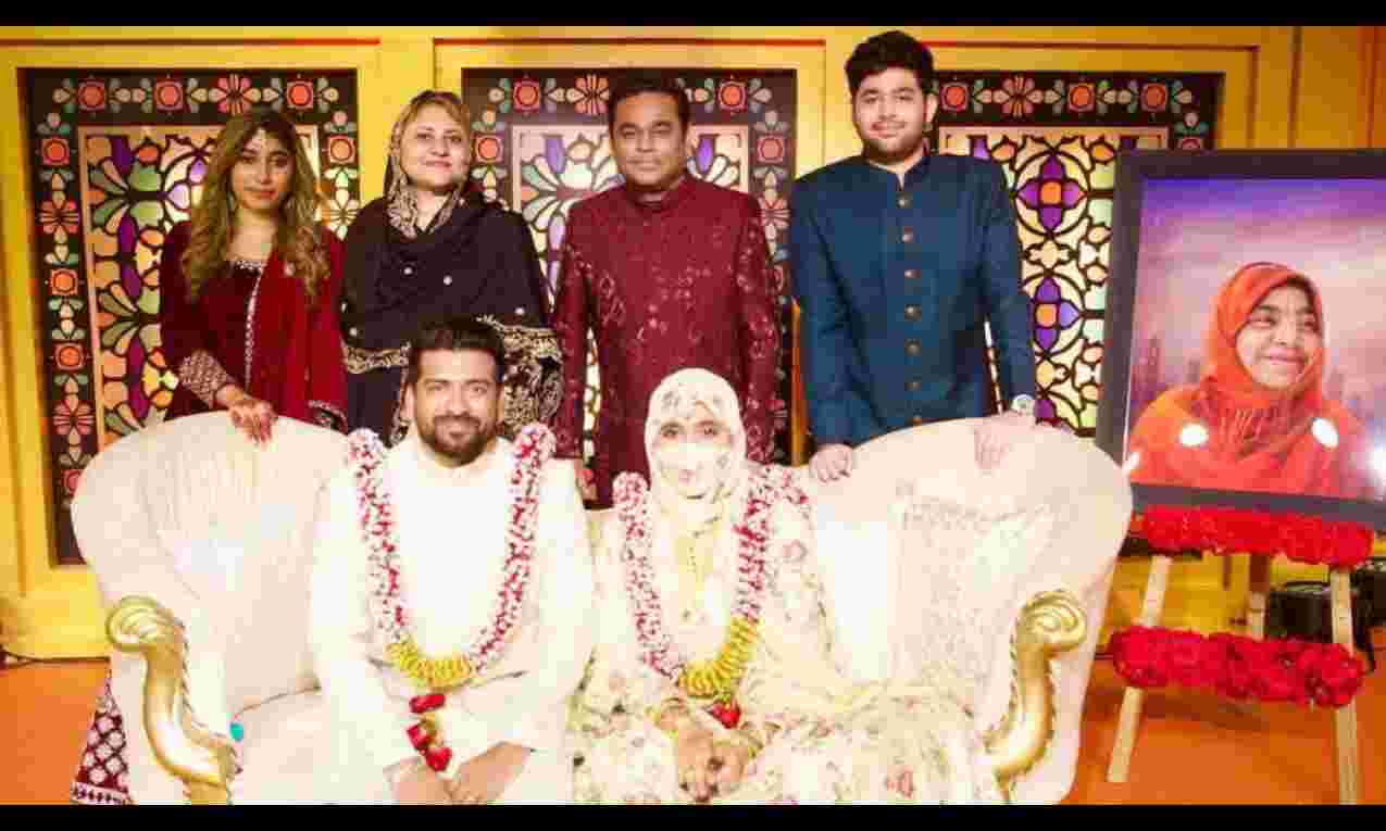 AR Rahmans daughter gets married to Riyasdeen Shaik Mohamed