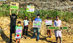 Ggm: Bandhwari landfill may catch   fire due to high methane emissions Ggm: Bandhwari landfill may catch   fire due to high methane emissions