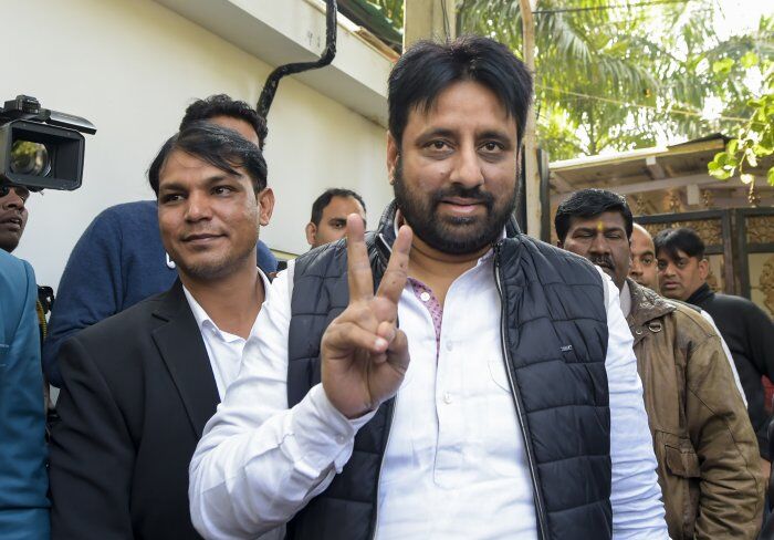 Anti-encroachment drive by Delhi civic bodies spark protest, AAP MLA Amanatullah Khan detained