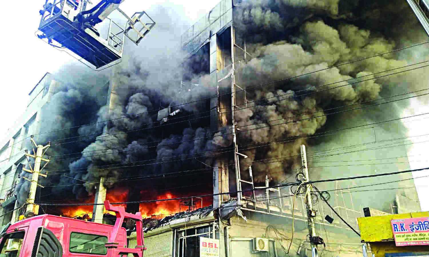 At least 27 dead in commercial building blaze in West Delhi