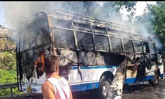 4 killed, 20 injured as bus catches fire in J-Ks Katra 4 killed, 20 injured as bus catches fire in J-Ks Katra