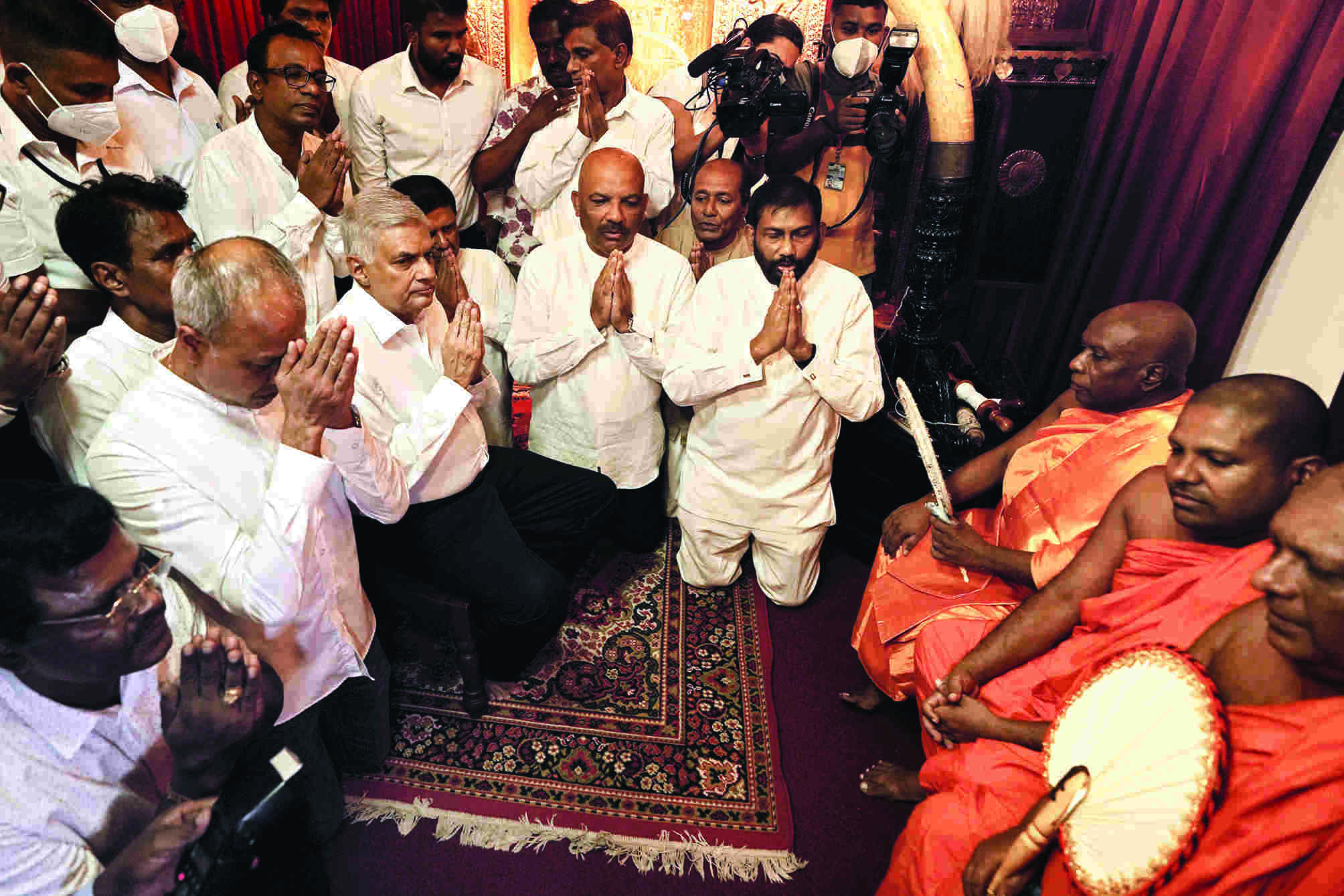 Sri Lankas new Prime Minister Wickremesinghe assumes duties Sri Lankas new Prime Minister Wickremesinghe assumes duties