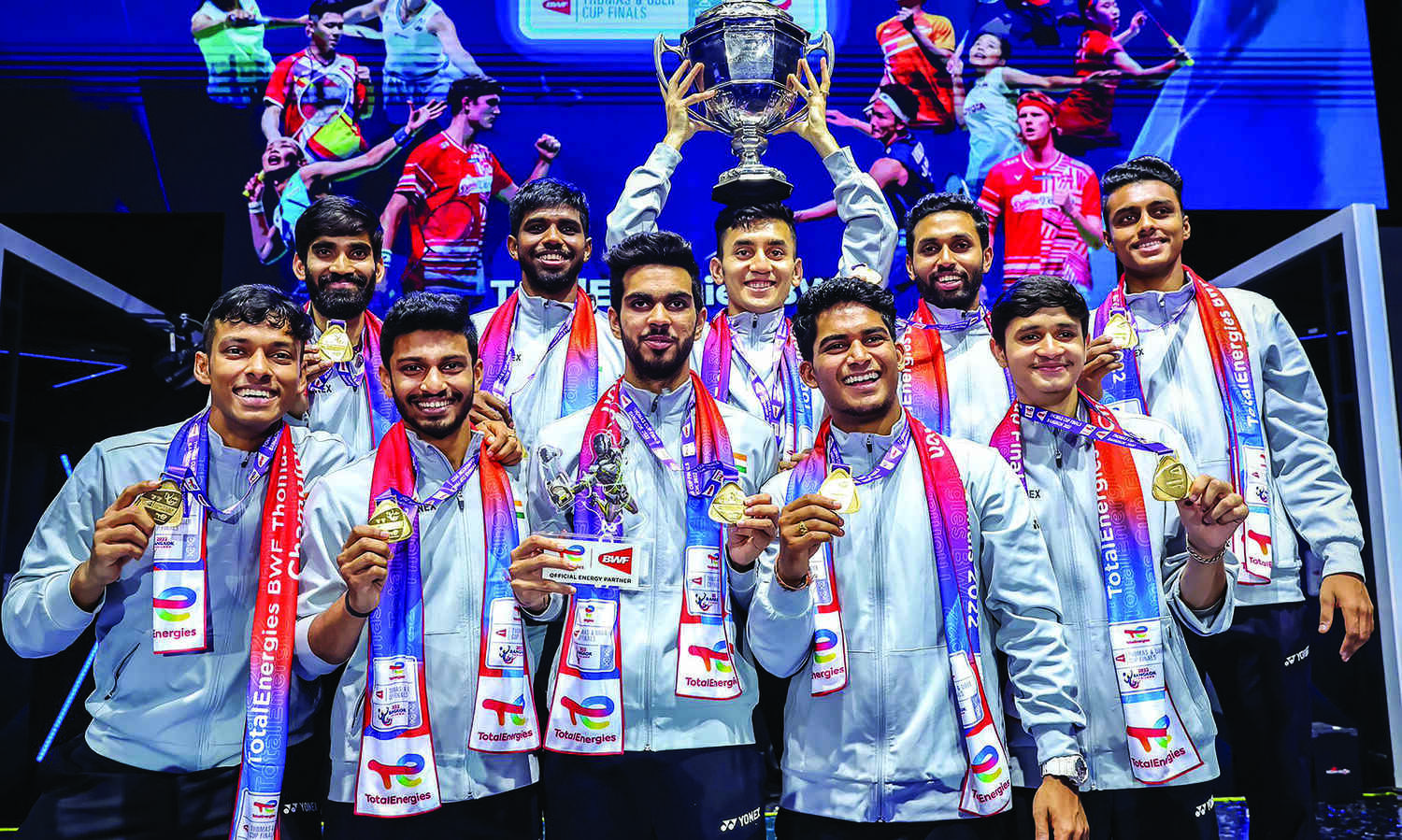 Date with destiny: India stun Indonesia to win Thomas Cup for first time ever