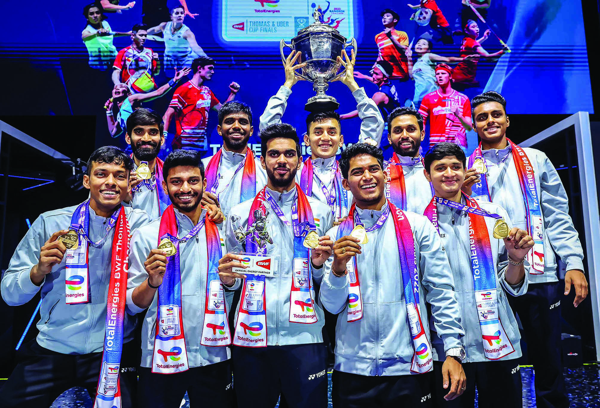 Date with destiny: India stun Indonesia to win Thomas Cup for first time ever Date with destiny: India stun Indonesia to win Thomas Cup for first time ever