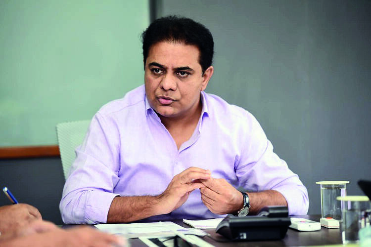 Telangana min KTR calls Shah as badshah of lies Telangana min KTR calls Shah as badshah of lies