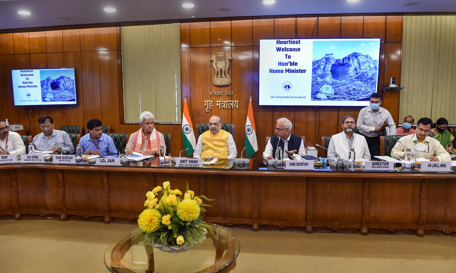 Home Minister Amit Shah reviews logistics, security for Amarnath pilgrimage