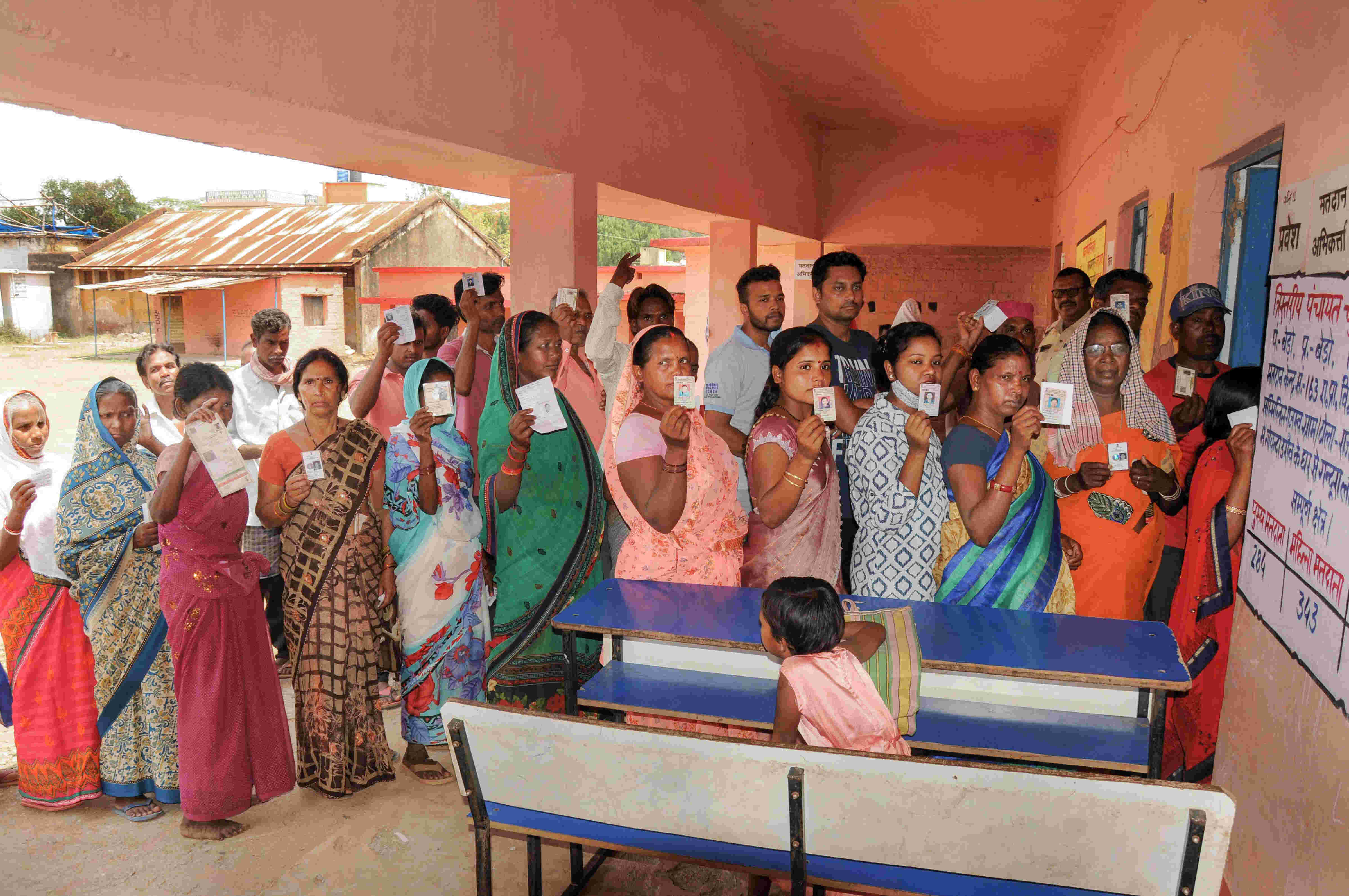 Second phase of panchayat polls underway in Jharkhand amid tight security Second phase of panchayat polls underway in Jharkhand amid tight security