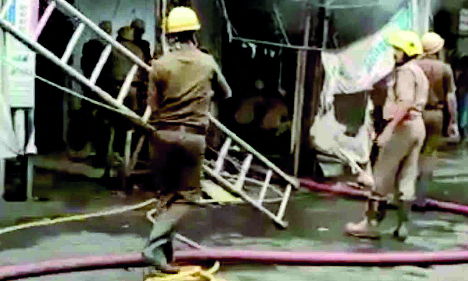 Shops gutted in city fire, none injured