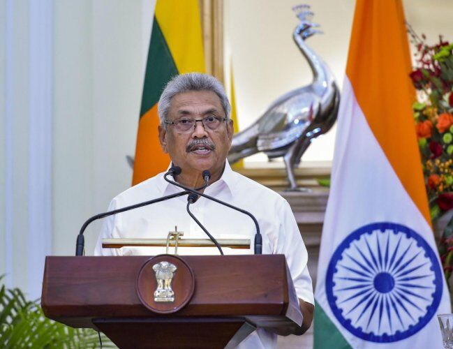 President Rajapaksa swears in 9 ministers amid Sri Lanka crisis President Rajapaksa swears in 9 ministers amid Sri Lanka crisis