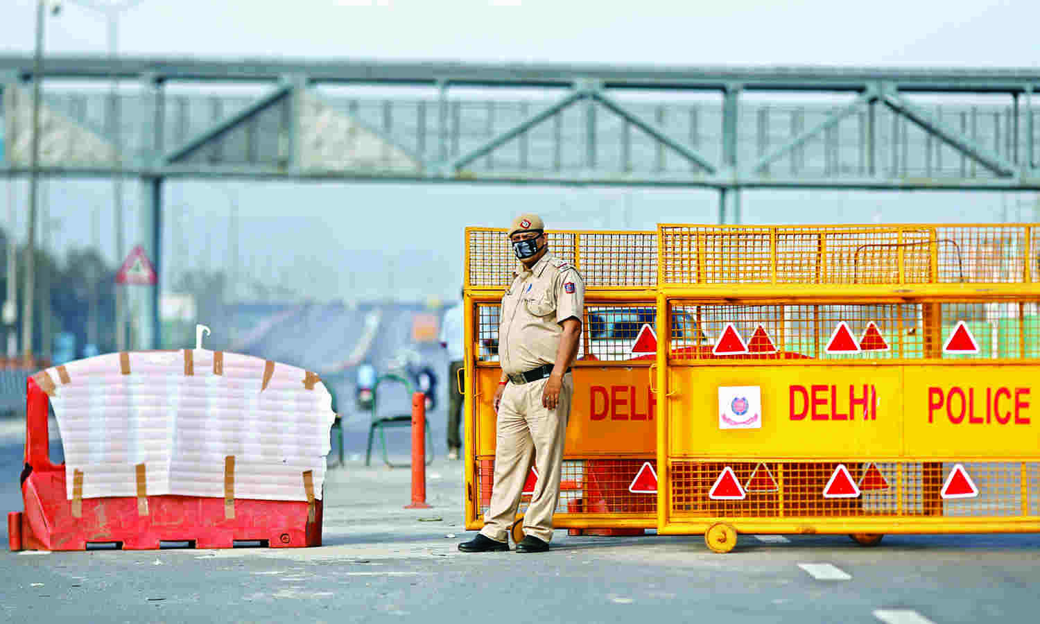 Woman dies falling   off flyover after SUV collided with divider
